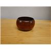 Image 3 : Wooden Calabash Bowl 6" Dia, 4"H