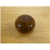 Image 13 : Small Wooden Calabash Bowl 3.5" Dia, 3"H