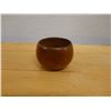 Image 4 : Small Wooden Calabash Bowl 3.5" Dia, 3"H