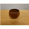 Image 5 : Small Wooden Calabash Bowl 3.5" Dia, 3"H