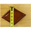 Image 9 : Wooden Diamond-Shaped Jewelry Tray 7" x 5"