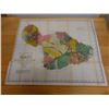 Image 2 : Maui Hawaiian Islands Territorial Map Lithograph Dated 1885, Unframed 37" x 32"