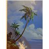 Image 4 : Original Oil Painting, Moonlight Ocean Scene by Daniel Kim, Hawaii Artist, 16" x 20" Unframed