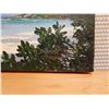 Image 5 : Original Oil Painting, Palm Tree Ocean Scene by Daniel Kim, Hawaii Artist, 16" x 12" Unframed