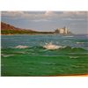 Image 4 : Original Oil Painting, Catamaran & Diamond Head by Hawaii Artist from the School of Daniel Kim
