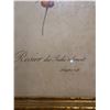 Image 5 : Vintage Redoute Rose Print, Framed 12" x 17"