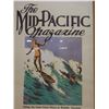 Image 2 : Vintage Mid-Pacific Magazine "Riding the Great Waves" Poster Dated 1918, Framed 22" x 37"