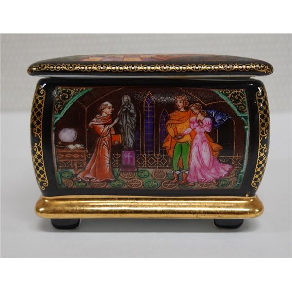 Russian Ballet Series Limited Edition Music Box by Arleigh Elliott & Sons 3" x 3" x 2"H