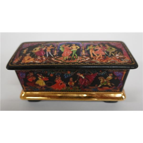 Nutcracker Ballet Limited Edition Music Box by Arleigh Elliott & Sons 5" x 2.5" x 2.5"H