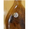 Image 8 : Carved Wooden Leaf Tray w/ Seal of Approval Stamp 22.5"L