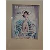 Image 2 : Hawaii Framed Print w/ Hula Dancer, Framed & Matted, 16" x 20"