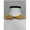 Image 7 : Vintage High Luster Yellow Mongo Shell Lei w/ Cowrie Clasp 36"L