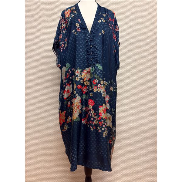 New Johnny Was Women's Luda Popover Tunic, Style C21917A7X, Size 1X, 42"L