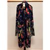 Image 3 : New Johnny Was Women's Black Kimono Coat w/ Butterfly Motif, Size L, 38"L