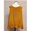 Image 3 : New Anne Namba Sleeveless Gold Umber 100% Silk Tank Top, Size O/S