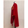 Image 4 : New Anne Namba Women's Red 100% Silk Tunic w/ Gold Accents, Size L, 30"L