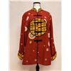 Image 1 : New Anne Namba Women's Red Asian Tunic Jacket w/ Frog Closures, Size M, 23"L