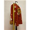 Image 5 : New Anne Namba Women's Red Asian Tunic Jacket w/ Frog Closures, Size M, 23"L