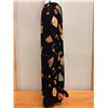 Image 2 : New Anne Namba Women's Black 100% Silk Lantern Wide Leg Pants w/ Elastic Waist, Size XL, 39"L