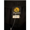 Image 6 : New Anne Namba Women's Black Silk Wide Leg Pants w/ Elastic Waist, Size L, 40"L