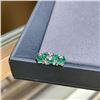 Image 4 : 18K Gold Emerald Band Ring