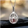 Image 1 : 18K Gold Teardrop Ruby Pendant