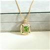 Image 4 : 18K Gold Peridot Pendant