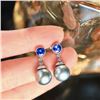 Image 2 : 18K Gold Tahitian Pearl Earrings