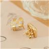 Image 2 : 18K Gold Diamond Earrings