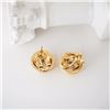 Image 3 : 18K Gold Diamond Blossom Earrings