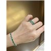 Image 4 : 18K Gold Emerald Bracelet