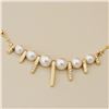 Image 2 : 18K Gold Pearl Necklace