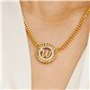 Image 2 : 18K Gold Diamond Letter Necklace