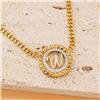 Image 5 : 18K Gold Diamond Letter Necklace