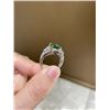 Image 4 : 18k Gold Tourmaline and Diamond Ring