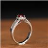 18k Gold Ruby and Diamond Ring