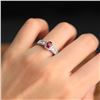 Image 5 : 18k Gold Ruby and Diamond Ring