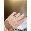 Image 5 : 18k Gold Emerald and Diamond Ring