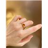 Image 3 : 18k Gold Fanta Gemstone and Diamond Ring