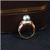 18K Gold Tahitian Pearl Ring