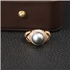 Image 3 : 18K Gold Tahitian Pearl Ring