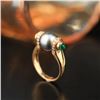 18K Gold Tahitian Pearl Ring