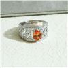 Image 2 : 18K Gold Spessartite Ring
