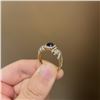 18K Gold Sapphire Ring