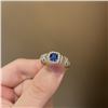 Image 2 : 18K Gold Sapphire Ring