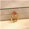 Image 2 : 18K Gold Fanta Stone Ring