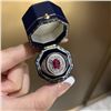 Image 1 : 18K Gold Unheated Ruby Ring