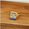 Image 2 : 18K Gold Sapphire Star Ring
