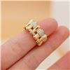 Image 6 : 18K Gold Diamond Woven Ring