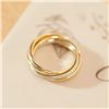 Image 2 : 18K Gold Diamond Triple Band Ring